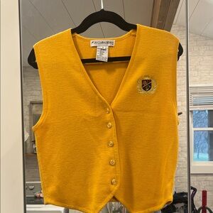 JH Collectibles Mustard Knit Vest